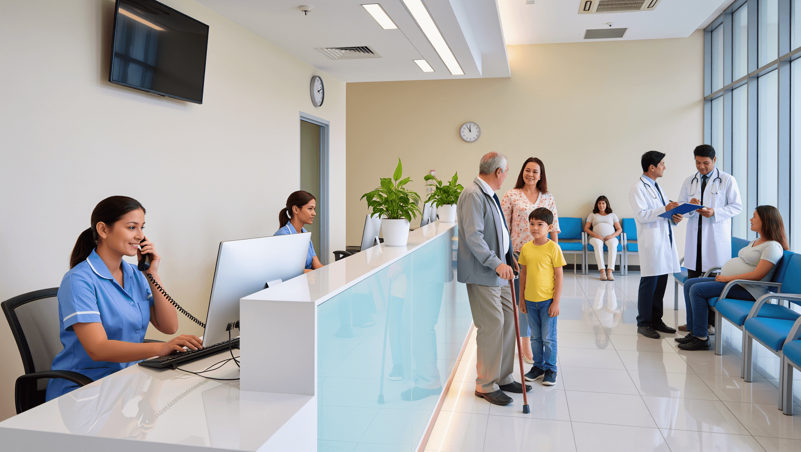 AI Receptionist for Clinics